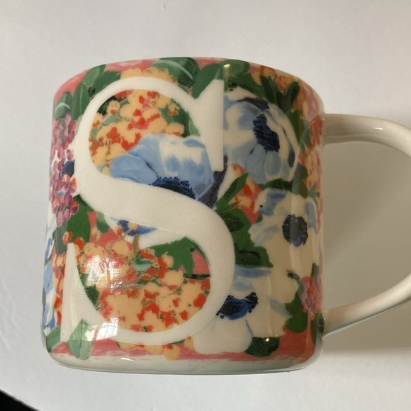 Anthropologie Other - Anthropologie Dawn Floral Monogram Mug " S “